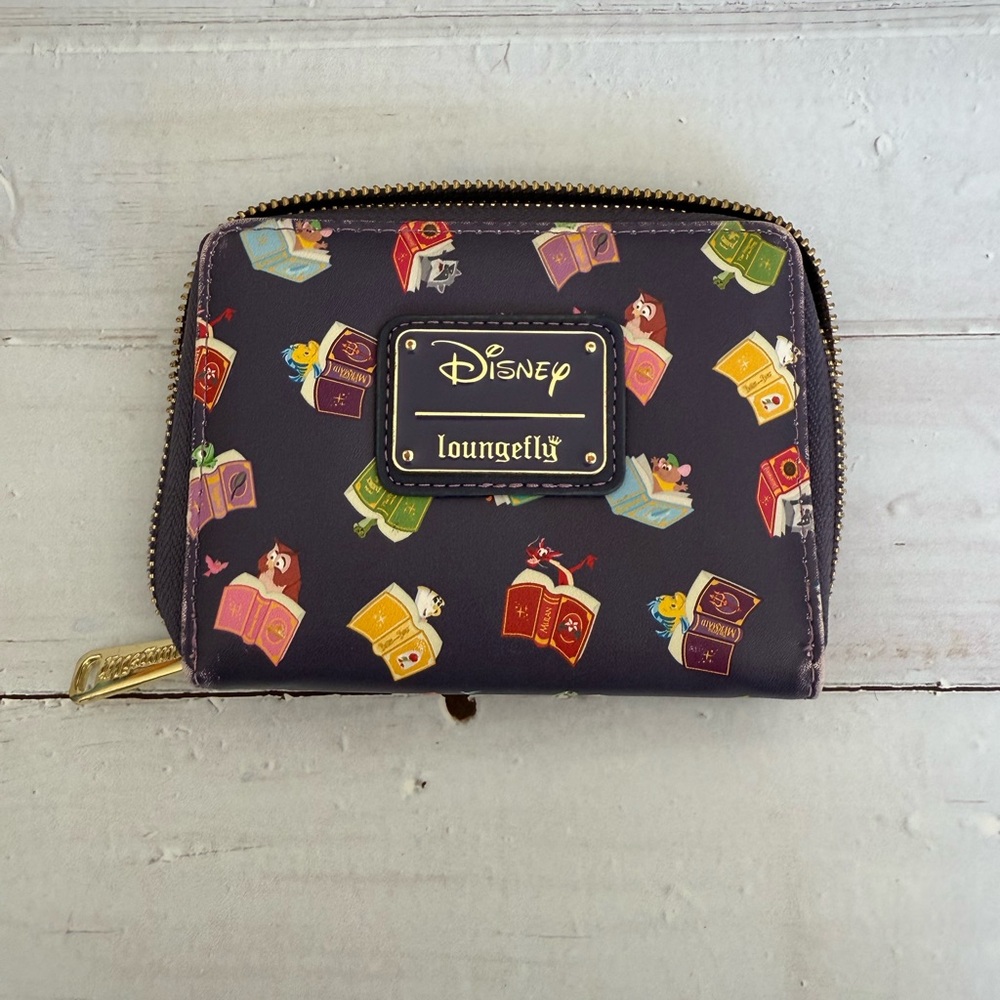 Loungefly Disney Wallet with Colorful Book Design